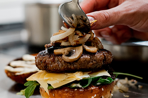 Gerechten worden vers bereid